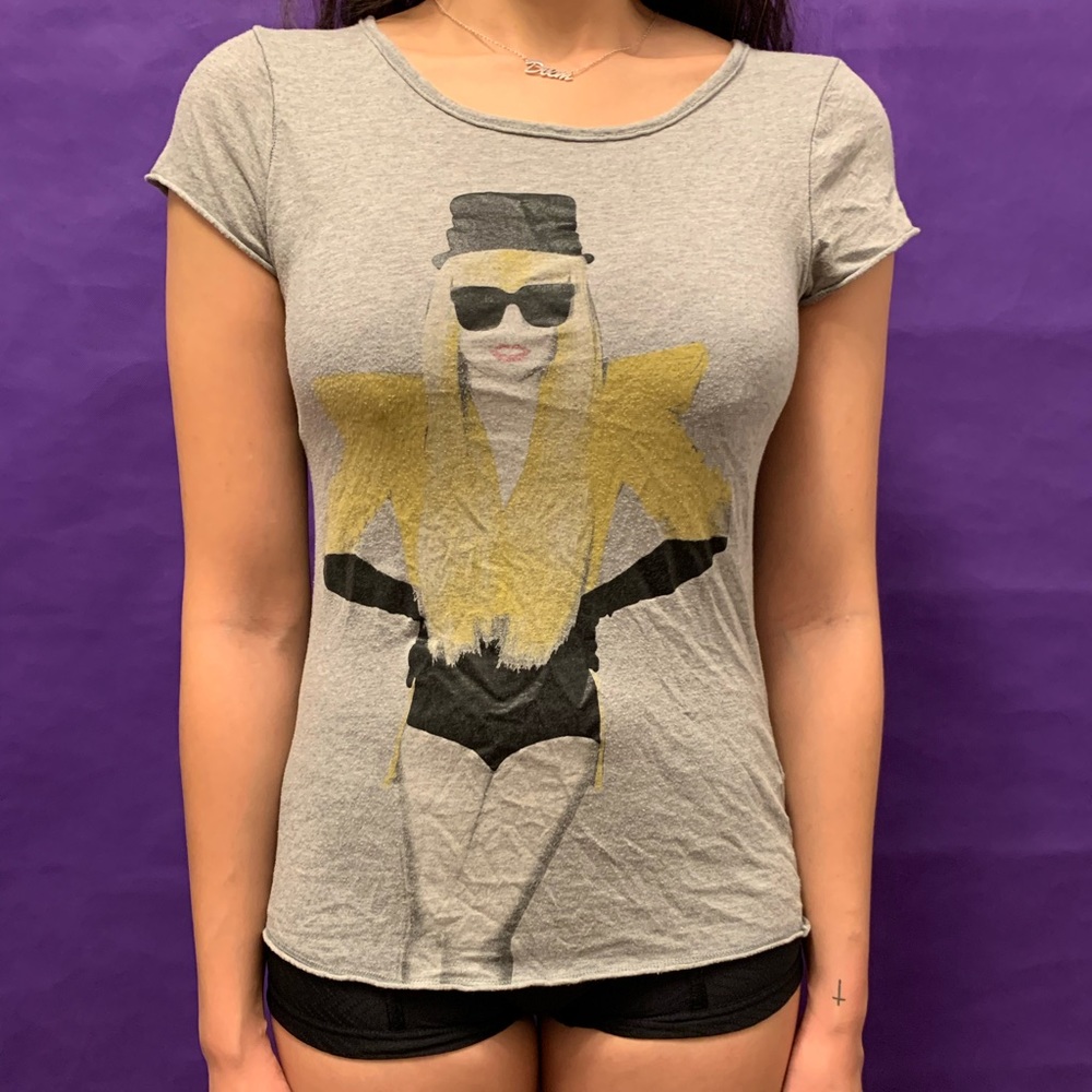 Lady GaGa x Zara Collab Graphic Tee